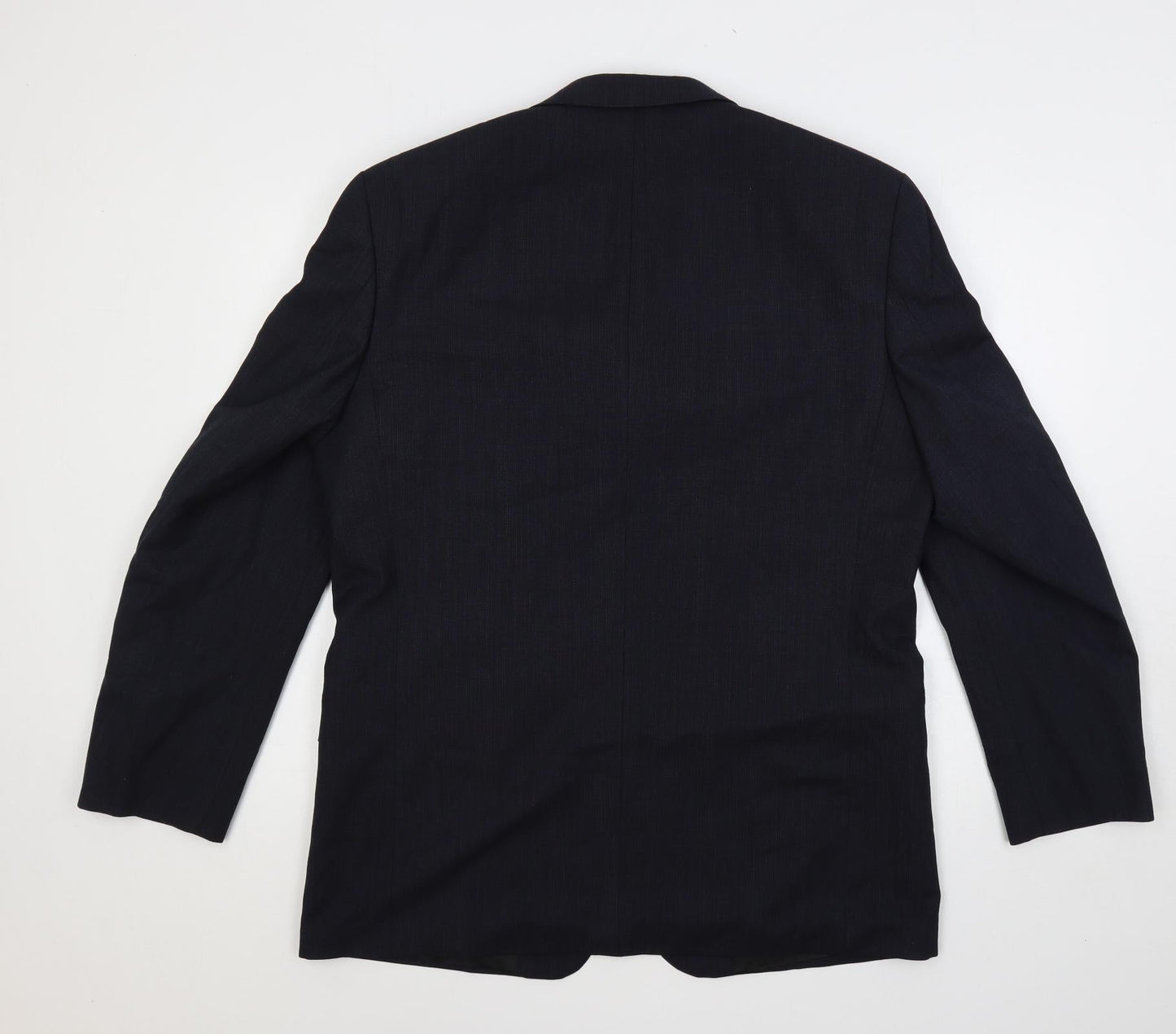 NEXT Mens Blue Wool Jacket Suit Jacket Size 42 Regular