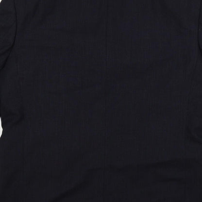 Next Mens Blue Wool Jacket Suit Jacket Size 42 Regular