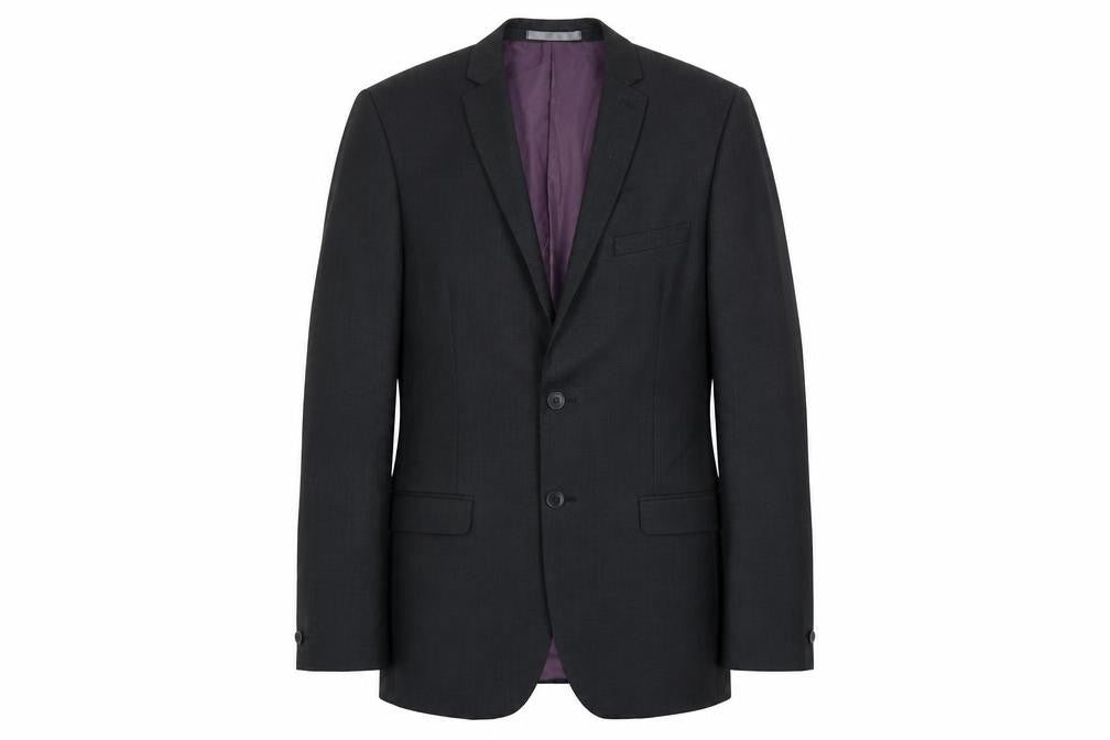 Red Herring Mens Grey Polyester Jacket Suit Jacket Size 40 Regular