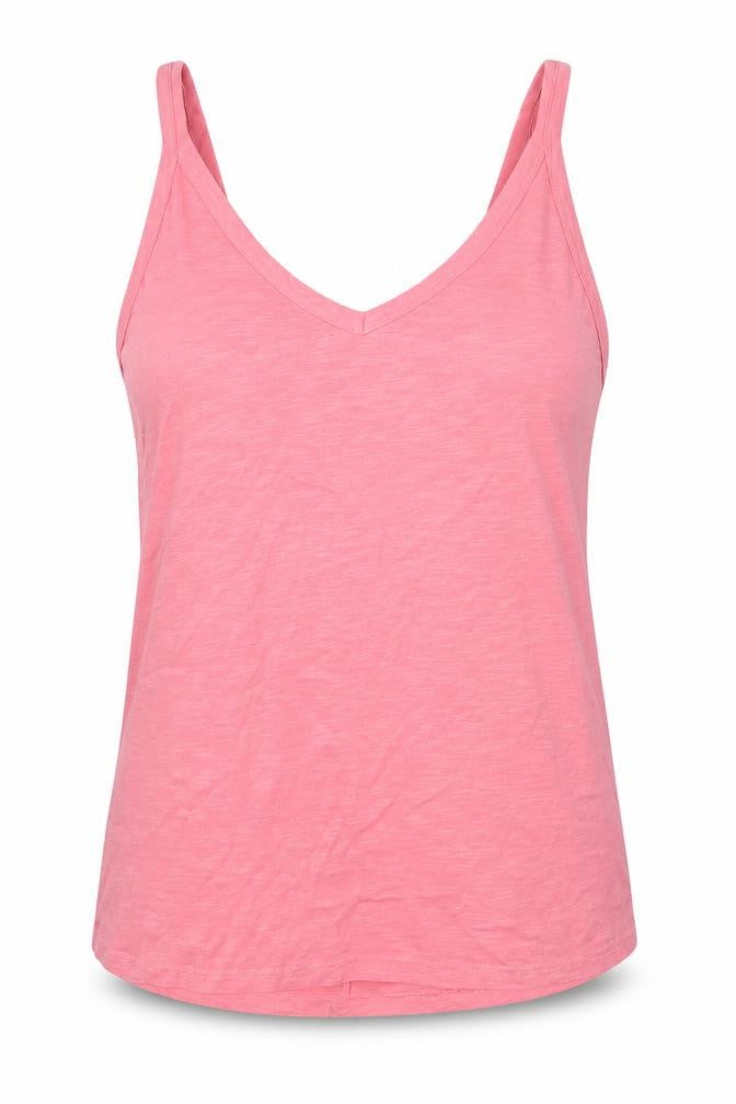 NEXT Womens Pink Cotton Basic Tank Size 10 V-Neck