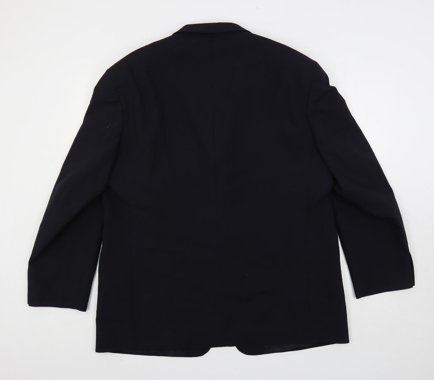 Marks and Spencer Mens Blue Polyester Jacket Suit Jacket Size 44 Regular