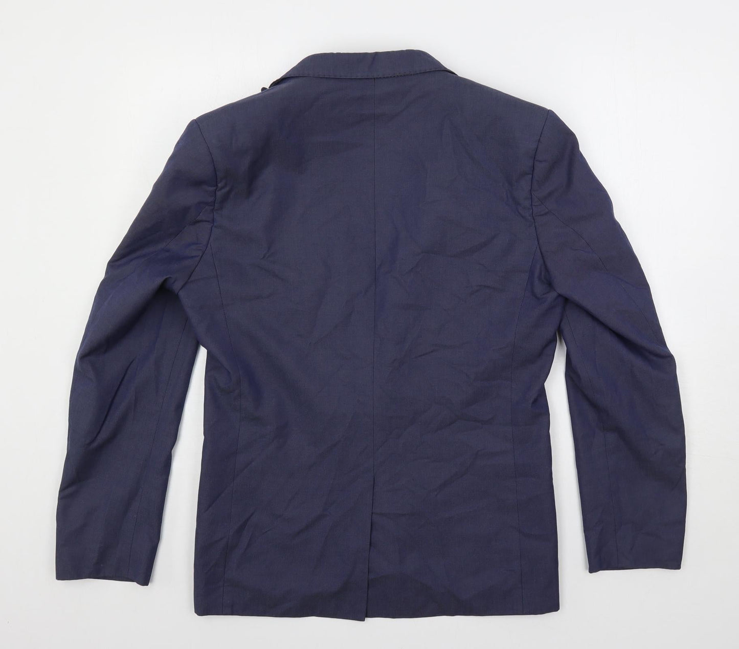 Marks and Spencer Mens Blue Polyester Jacket Suit Jacket Size 38 Regular