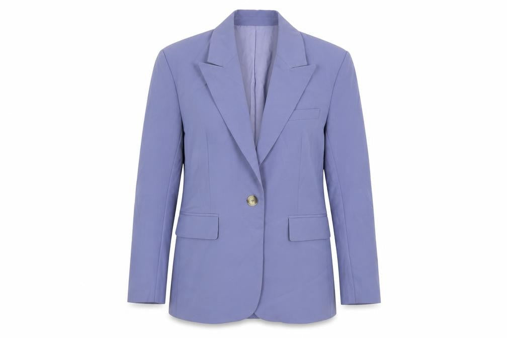Bershka Womens Blue Jacket Blazer Size XS Button