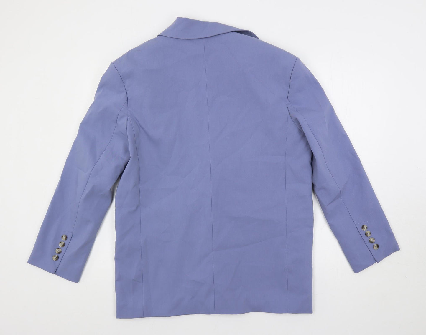 Bershka Womens Blue Jacket Blazer Size XS Button