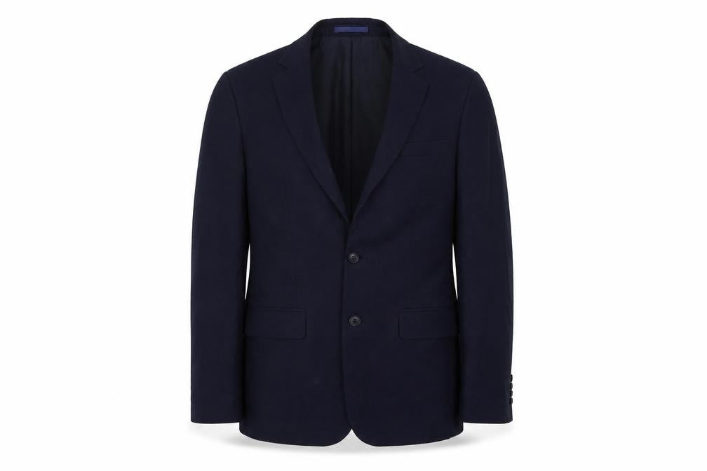 Marks & Spencer Mens Blue Polyester Jacket Suit Jacket Size 38 Regular