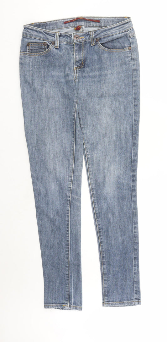 Highway Jeans Womens Blue Cotton Skinny Jeans Size 30 in L31 in Regular Zip