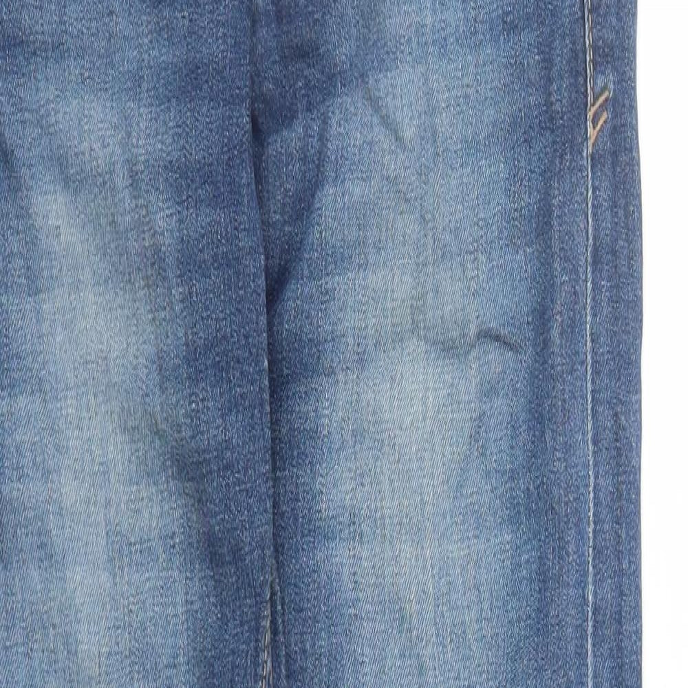 Terranova Womens Blue Cotton Skinny Jeans Size XS L29 in Regular Zip