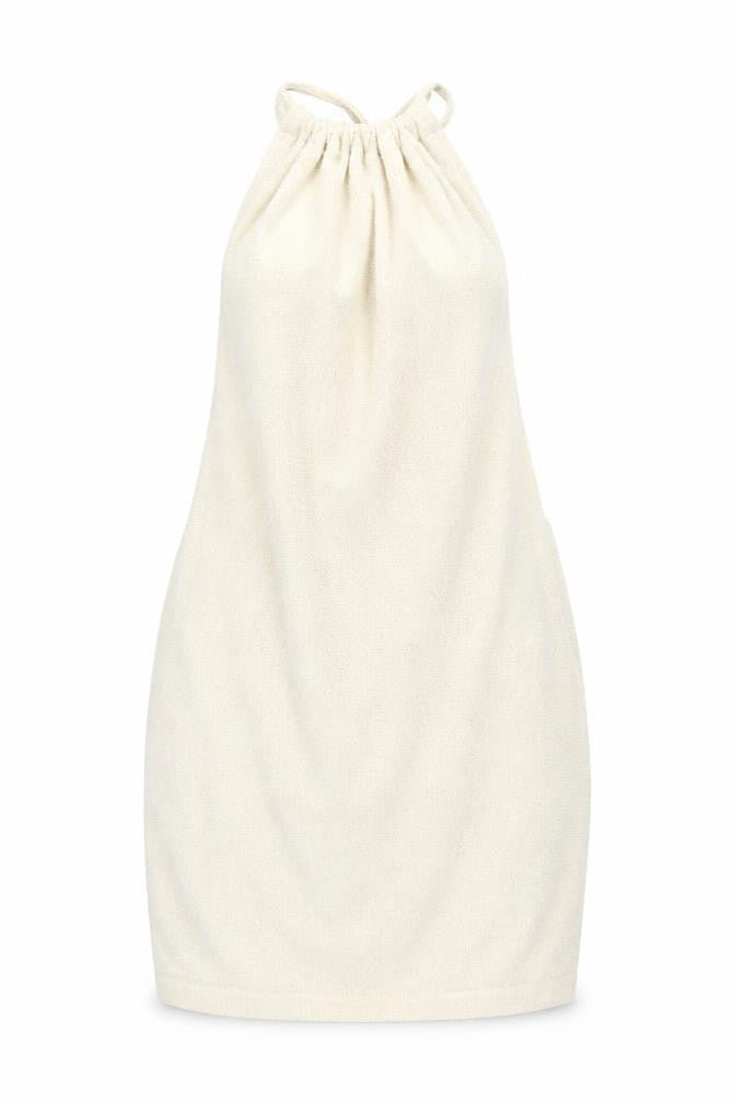 Motel Womens Ivory Viscose Mini Size XS Halter Tie