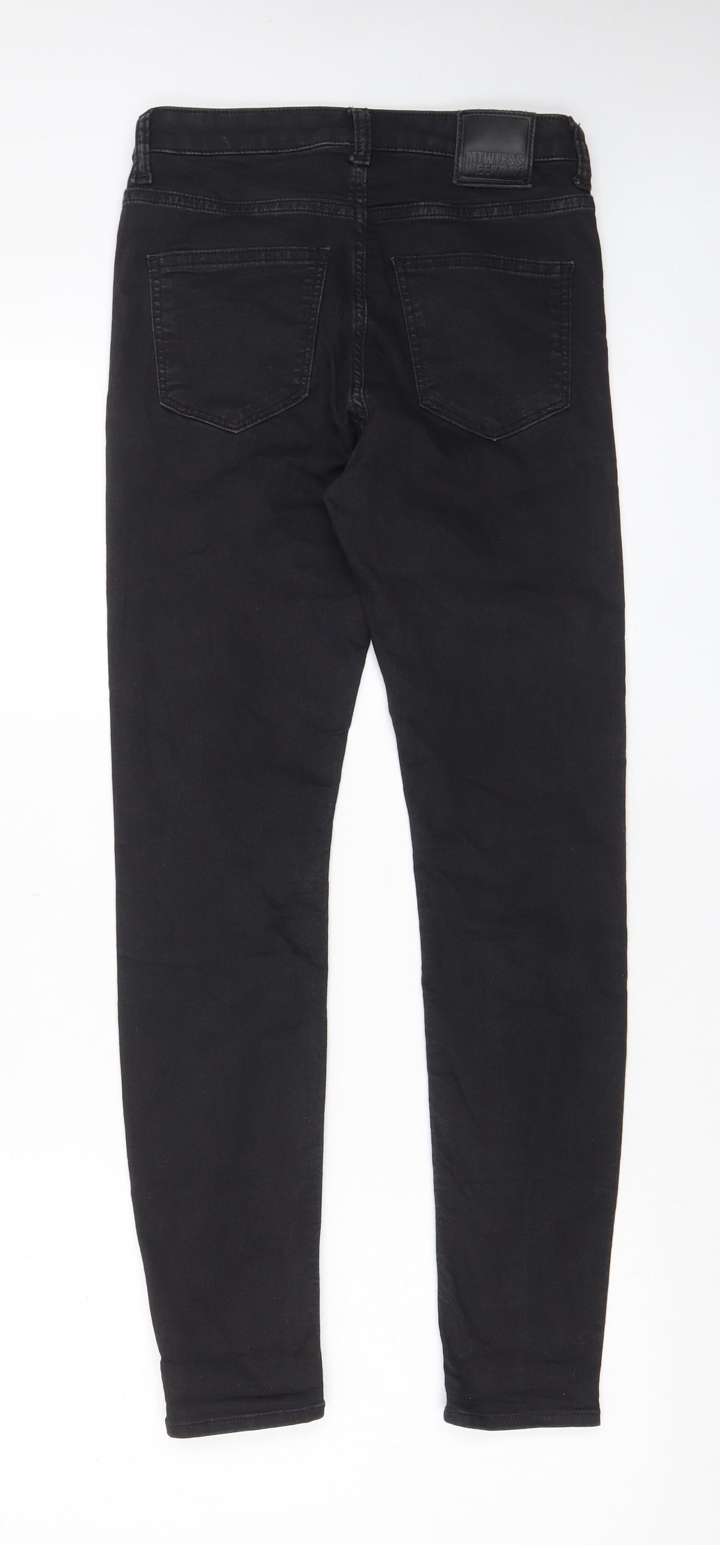 Weekday Womens Black Cotton Skinny Jeans Size 27 in L28 in Regular Zip - Pockets