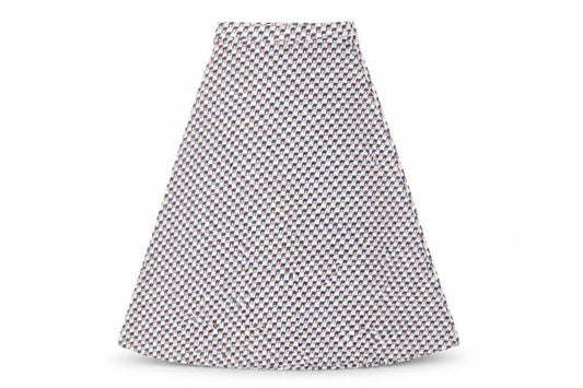 Marks & Spencer Womens Pink Geometric Polyester A-Line Skirt Size 6 - Elastic waist