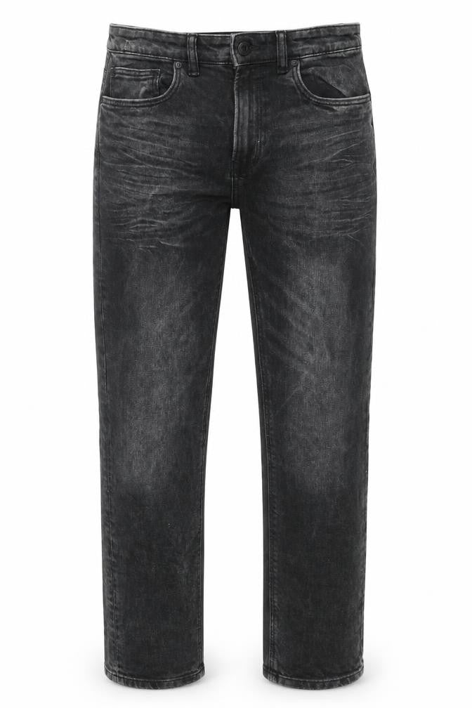 NEXT Mens Black Cotton Skinny Jeans Size 30 in L29 in Regular Zip