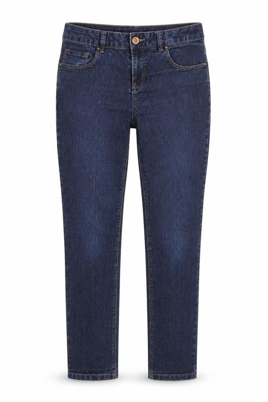 Yes Yes Womens Blue Cotton Skinny Jeans Size 10 L27 in Regular Zip