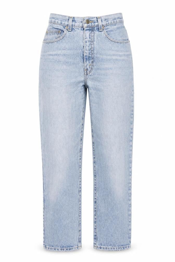 JAVA Womens Blue Cotton Straight Jeans Size 10 L30 in Regular Zip