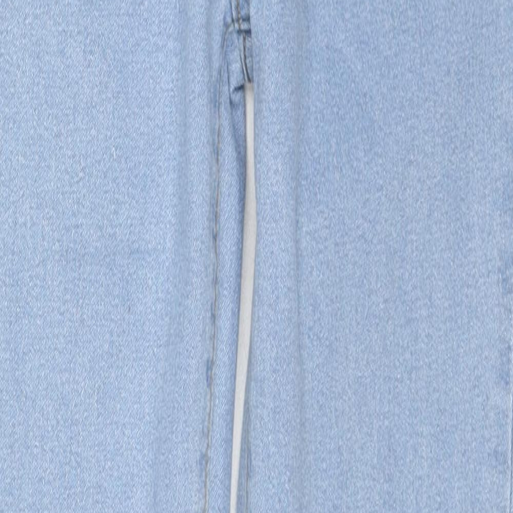 Jeans Womens Blue Cotton Skinny Jeans Size XS L27 in Regular Zip