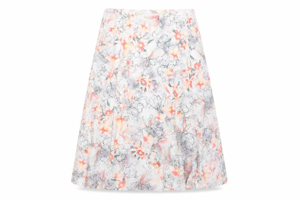 EWM Womens Multicoloured Floral Polyester A-Line Skirt Size 10