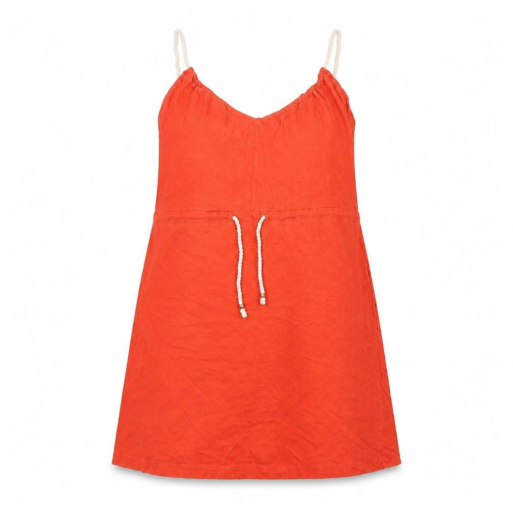 H&M Womens Orange Cotton A-Line Size M Scoop Neck Pullover
