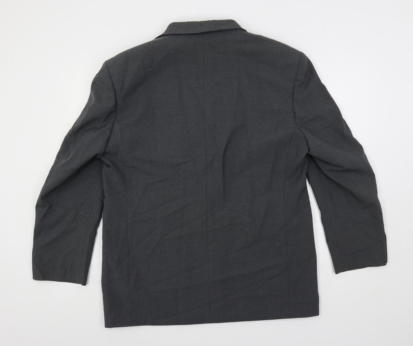 Marks and Spencer Mens Grey Polyester Jacket Suit Jacket Size 42 Regular
