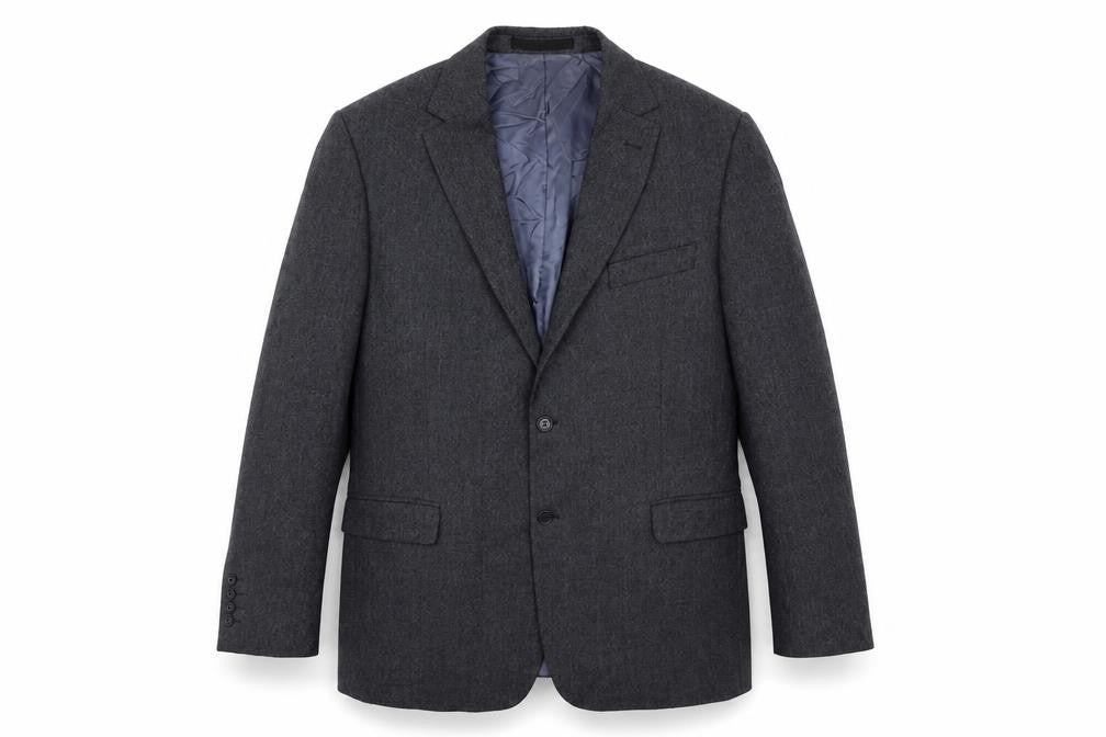 Marks & Spencer Mens Grey Wool Jacket Suit Jacket Size 46 Regular