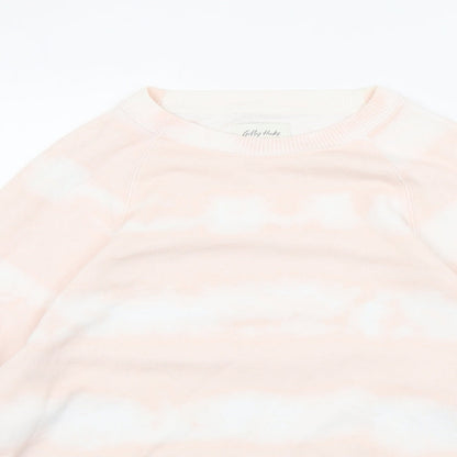 Gilly Hicks Womens Pink Cotton Pullover Sweatshirt Size XS Pullover - Striped Tie Dye