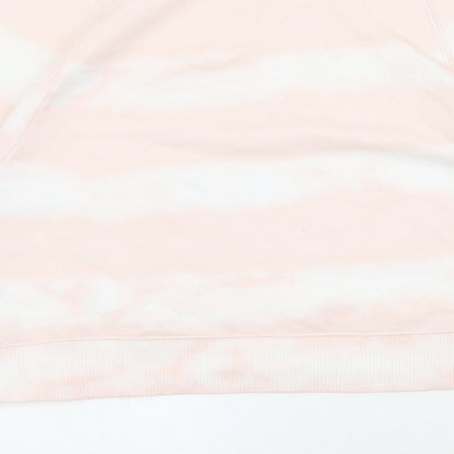 Gilly Hicks Womens Pink Cotton Pullover Sweatshirt Size XS Pullover - Striped Tie Dye