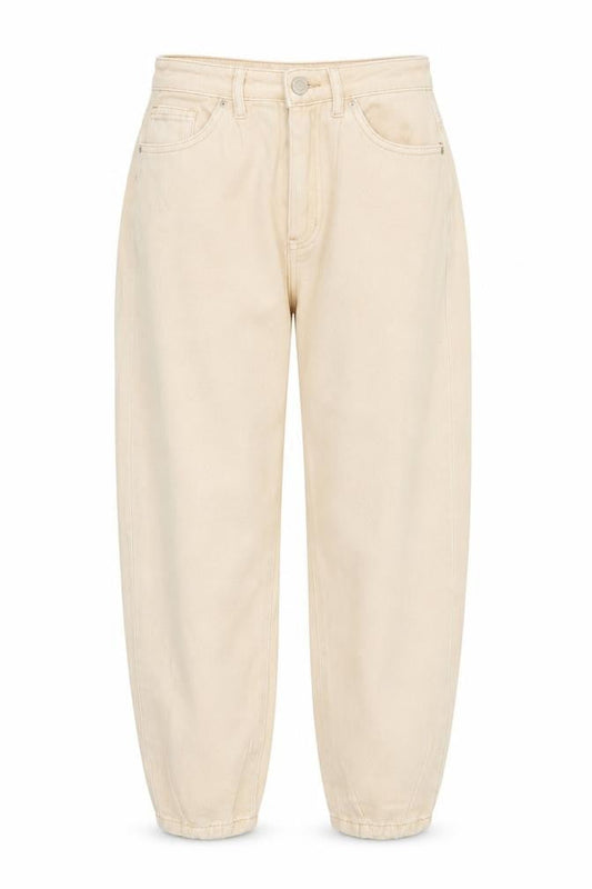 Missguided Womens Beige Cotton Mom Jeans Size 4 L24 in Regular Zip