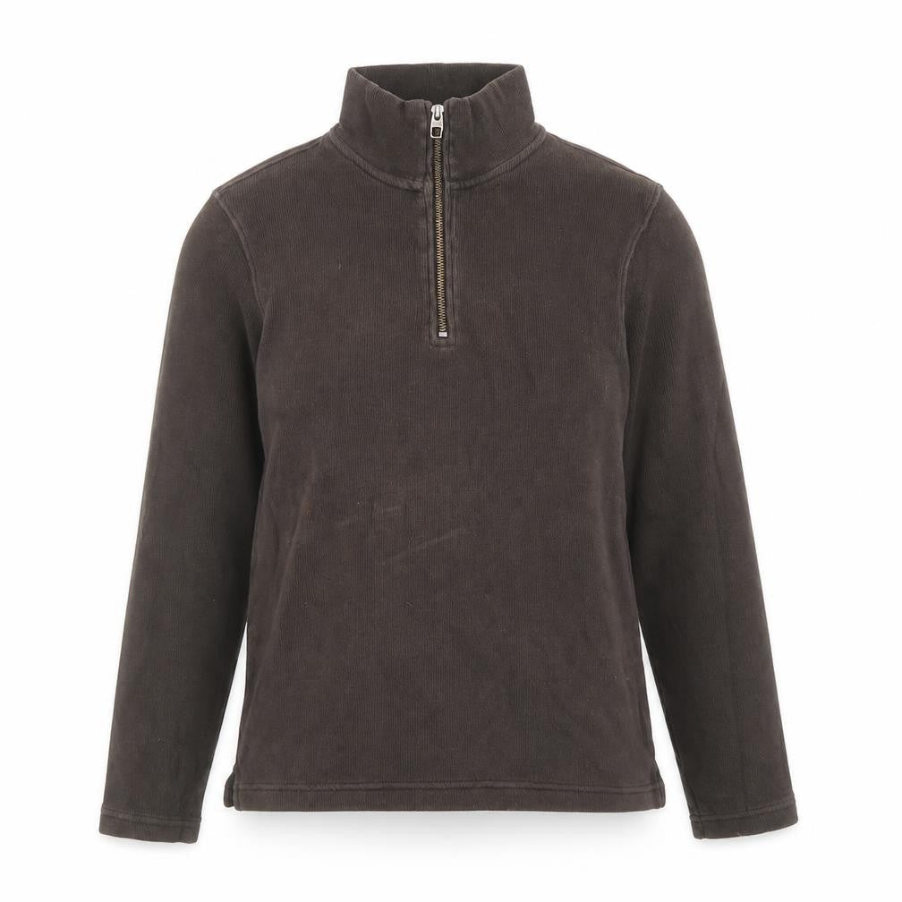 Gap Womens Brown Cotton Pullover Sweatshirt Size XS Zip