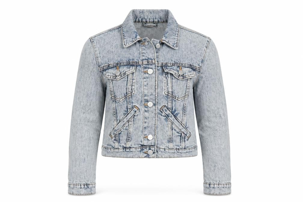 Monki Womens Blue Jacket Size S Button