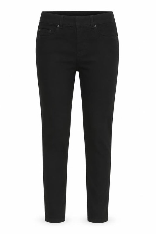 New Look Womens Black Cotton Jegging Jeans Size 6 L28 in Regular - Elasticated Waist