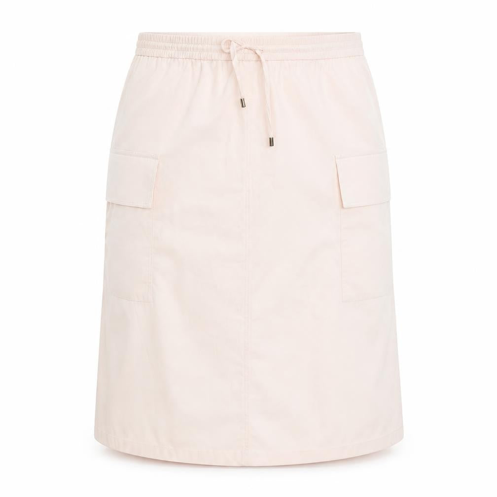 Marks & Spencer Womens Pink Polyester A-Line Skirt Size 16 Tie