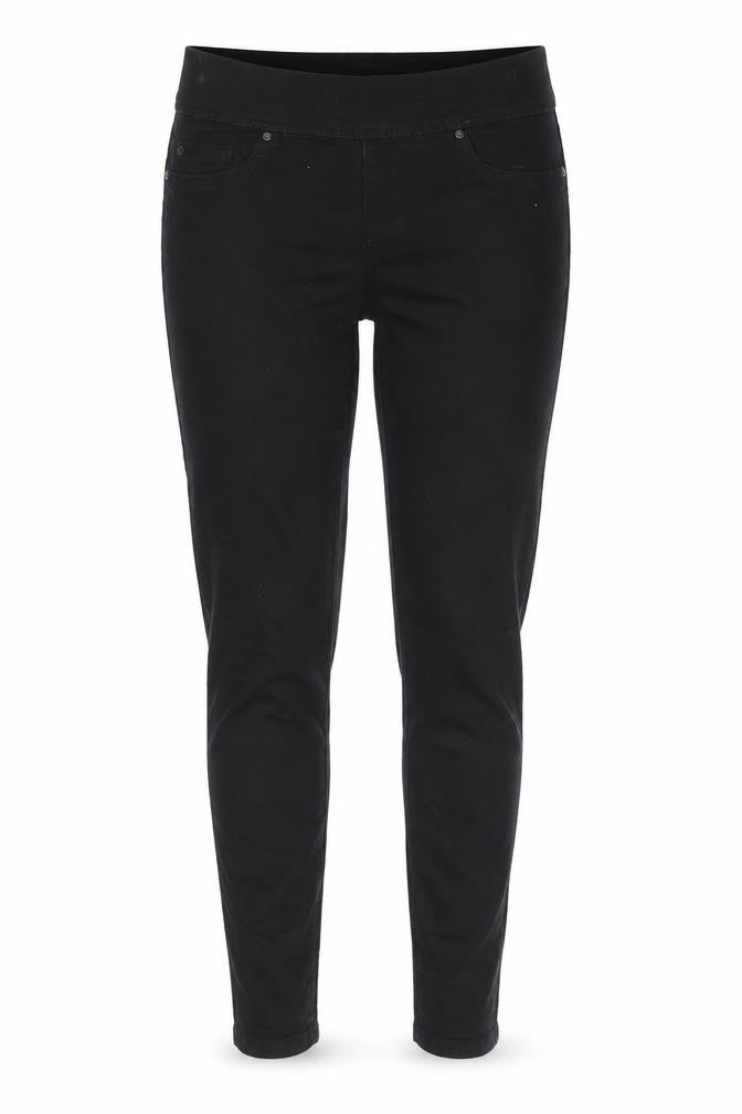 Denim & Co. Womens Black Cotton Skinny Jeans Size 10 L27 in Regular