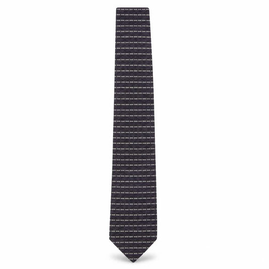 Paul Costelloe Mens Blue Striped Silk Pointed Tie One Size