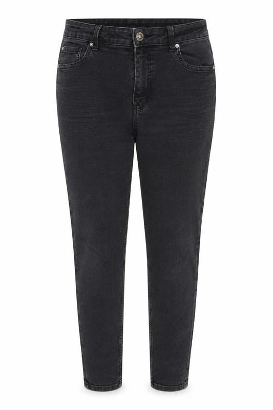 Marks & Spencer Womens Grey Cotton Skinny Jeans Size 16 L26 in Regular Zip