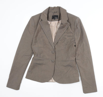 Next Womens Brown Polyester Jacket Blazer Size 6