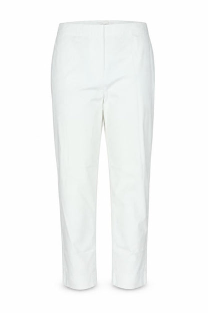 Pomodoro Womens White Viscose Trousers Size 18 L26 in Regular