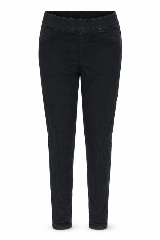 Denim & Co. Womens Black Cotton Jegging Jeans Size 14 L26 in Regular