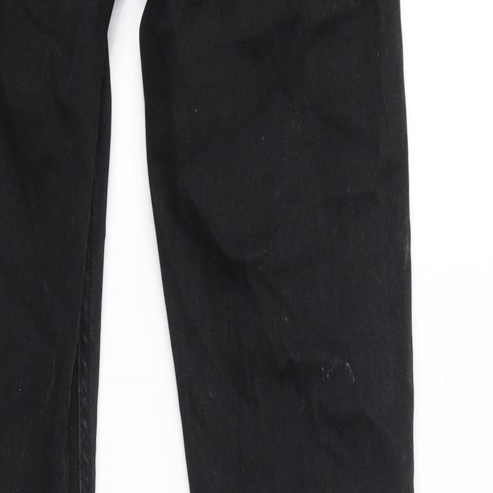 Weekday Womens Black Cotton Skinny Jeans Size 26 in L32 in Regular Zip