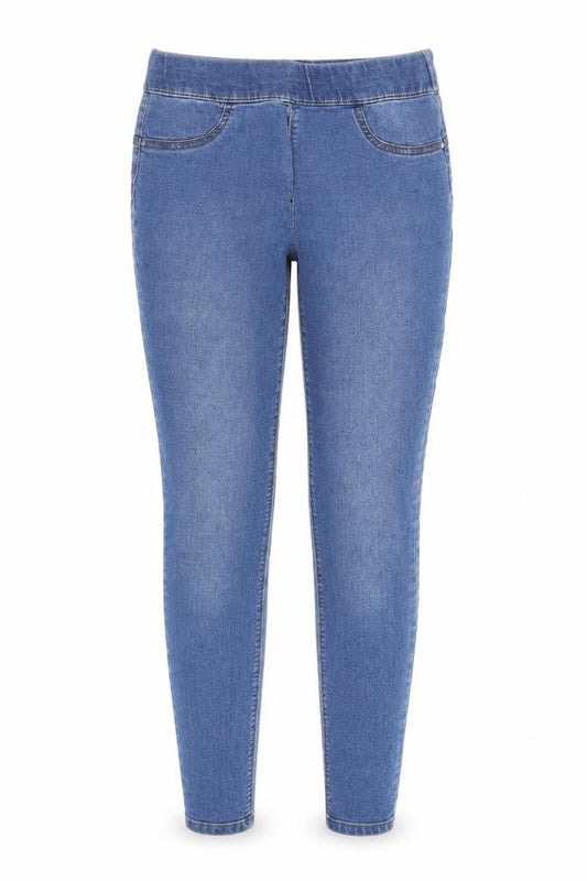 Papaya Womens Blue Cotton Jegging Jeans Size 10 L27 in Regular