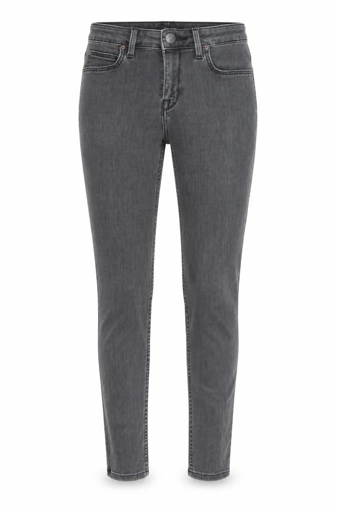 Lee Womens Grey Cotton Skinny Jeans Size 29 in L31 in Regular Zip