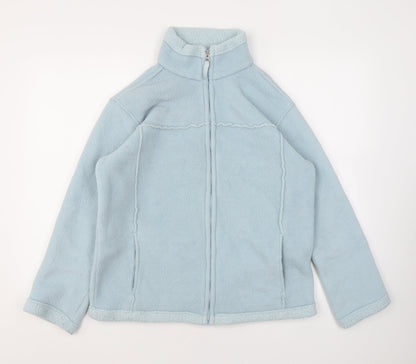 Marks & Spencer Womens Blue Jacket Size 12 Zip