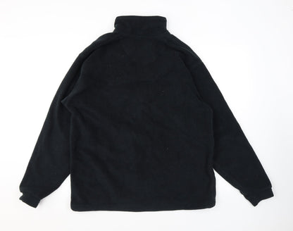 JERZEES Mens Black Jacket Size L Zip
