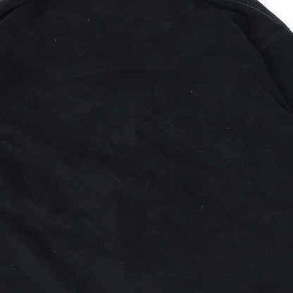 JERZEES Mens Black Jacket Size L Zip