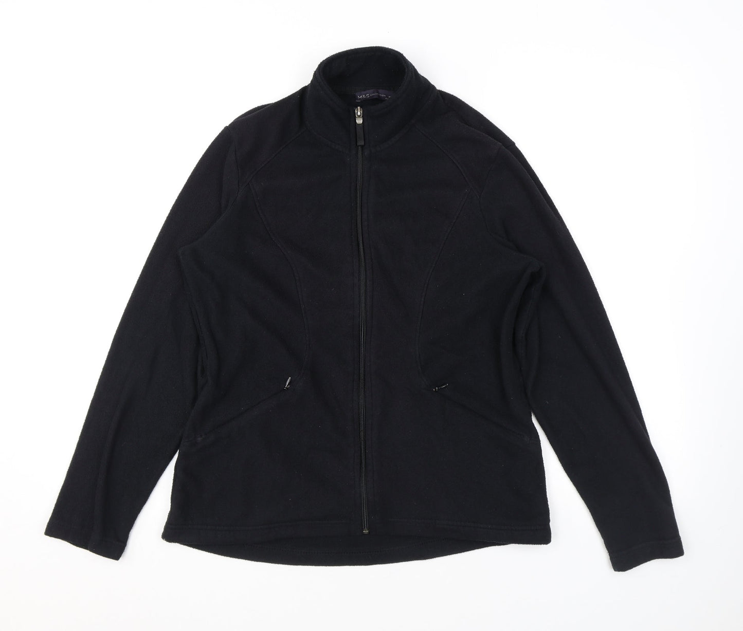 Marks and Spencer Womens Black Jacket Size 12 Zip