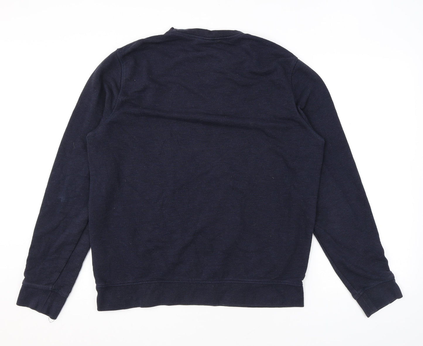 H&M Mens Black Cotton Pullover Sweatshirt Size L