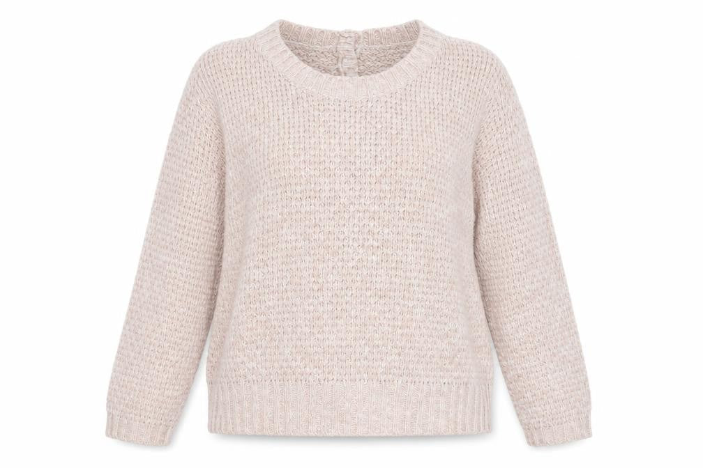 M&Co Womens Pink Round Neck Acetate Pullover Jumper Size 2XL