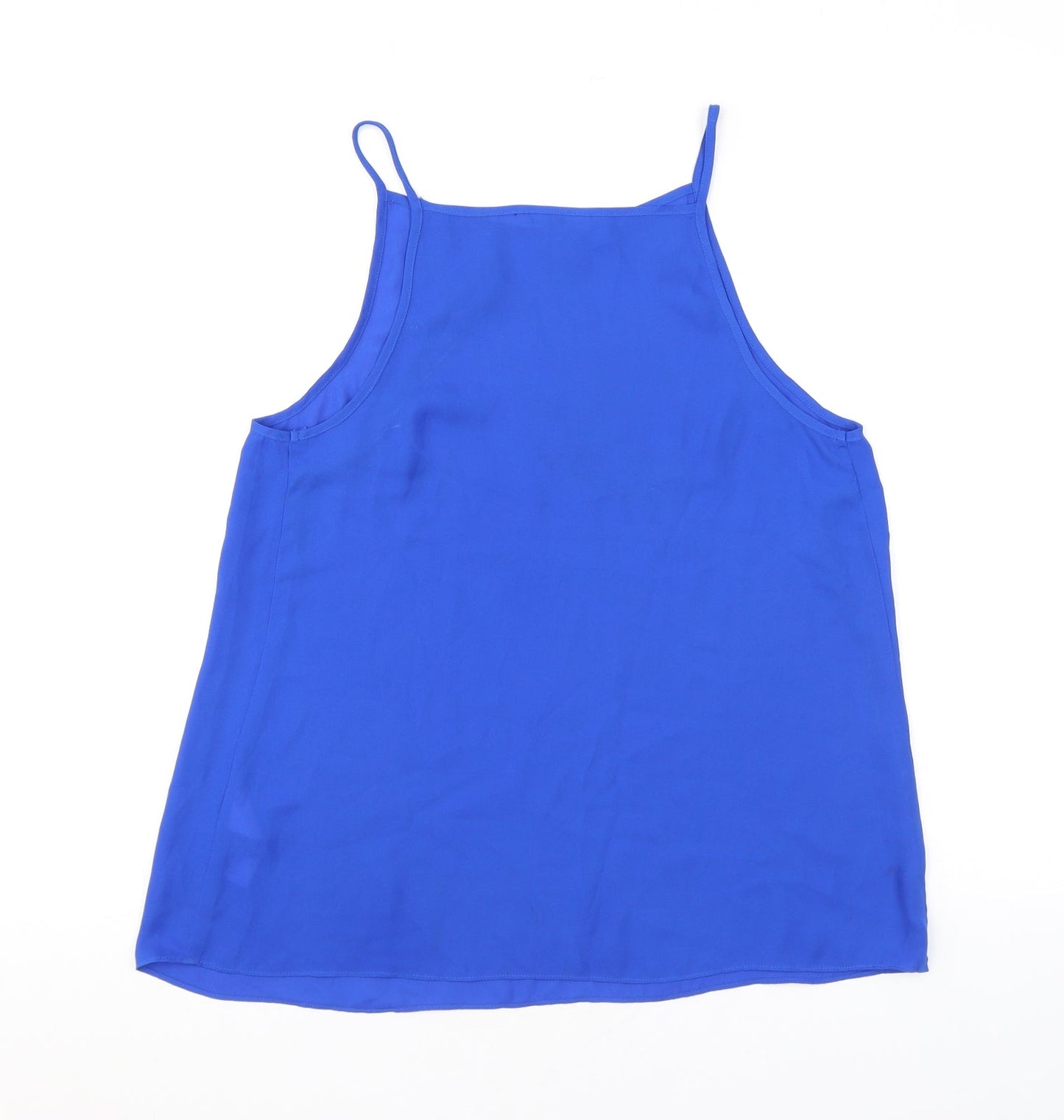 Warehouse Womens Blue Polyester Camisole Tank Size M Halter