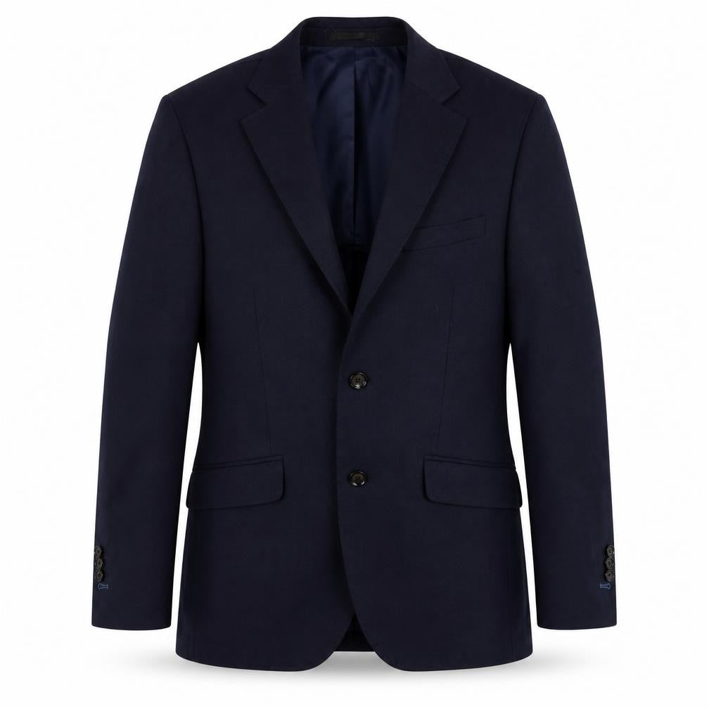 Thomas Mayes Mens Blue Wool Jacket Suit Jacket Size 38 Regular