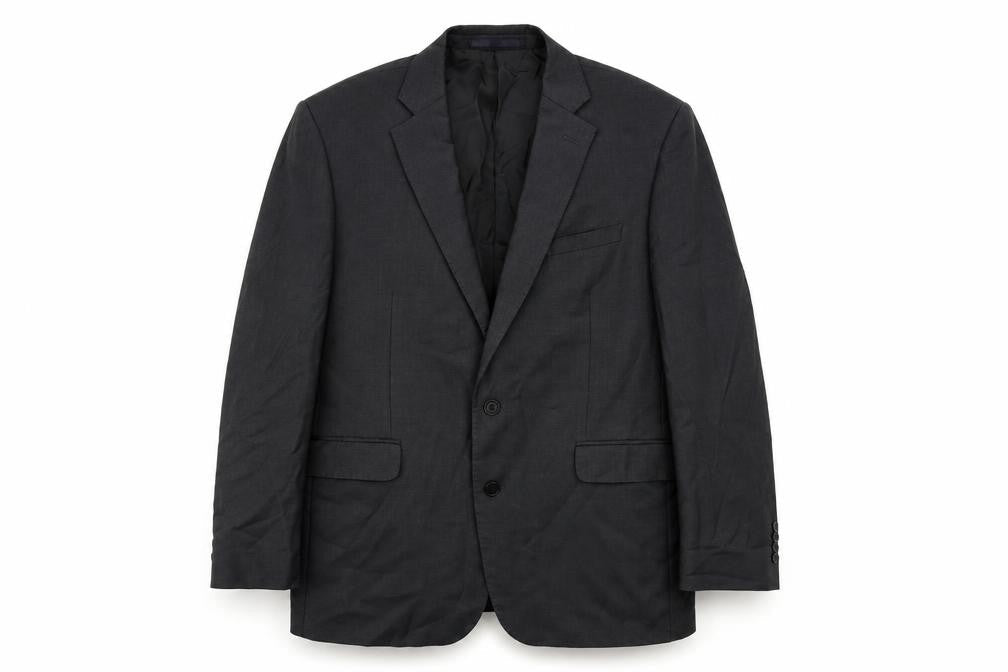 Cerruti Mens Grey Wool Jacket Suit Jacket Size 44 Regular