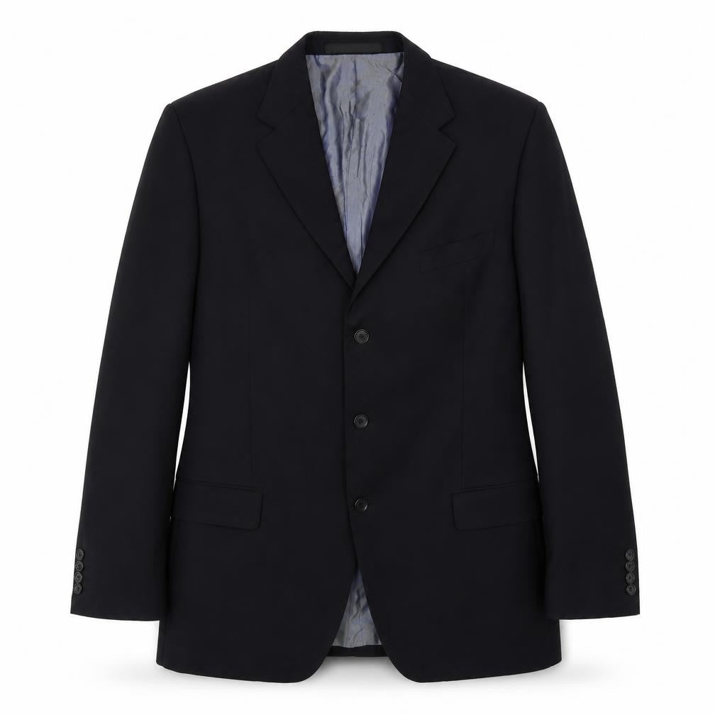 Marks & Spencer Mens Blue Wool Jacket Suit Jacket Size 44 Regular