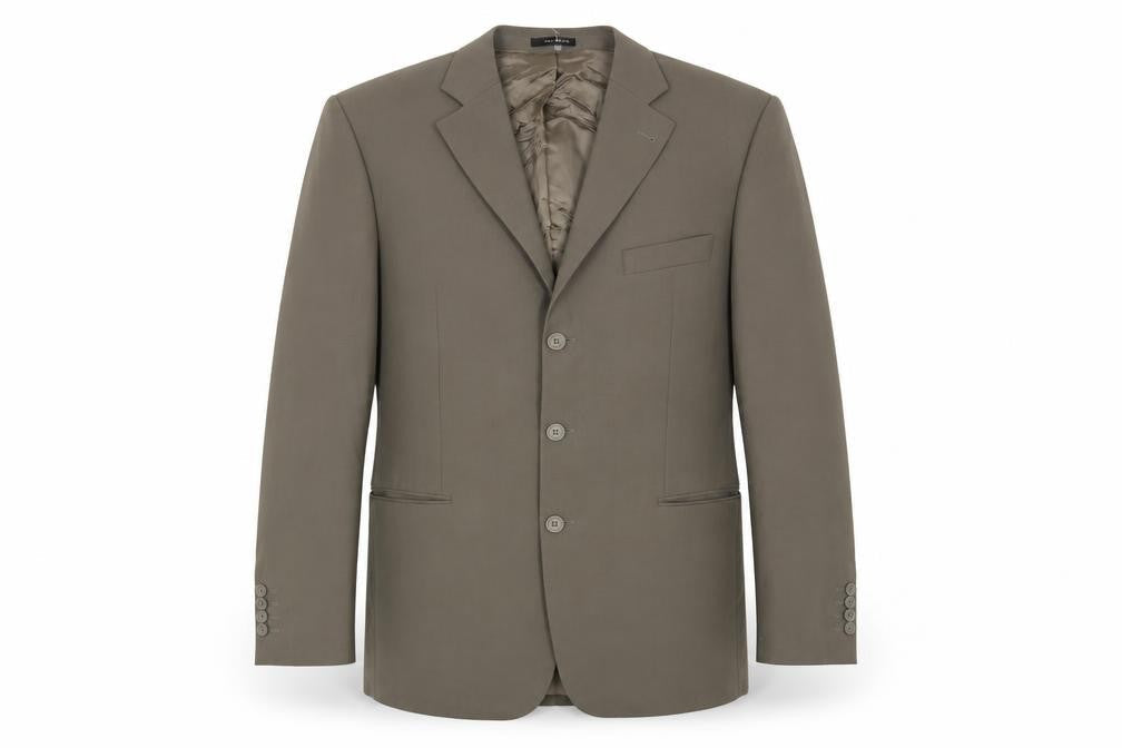 Tom English Mens Grey Wool Jacket Suit Jacket Size 42 Regular