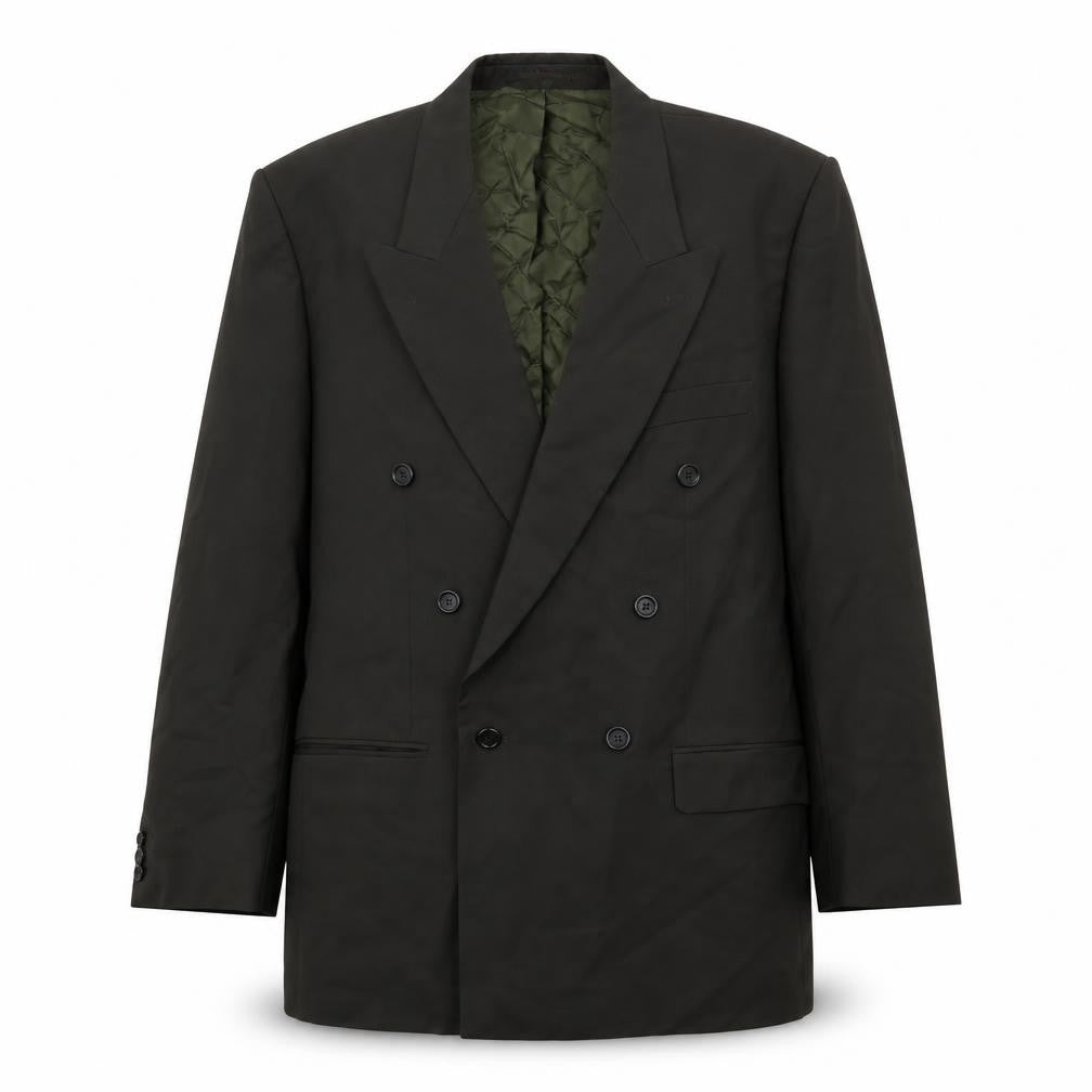 Marks & Spencer Mens Green Polyester Jacket Suit Jacket Size 40 Regular